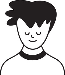 Keep Calm Man Character