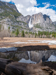 Spring landscape in Yosemite National Park, California.