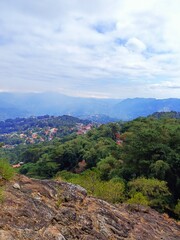 view of the mountains