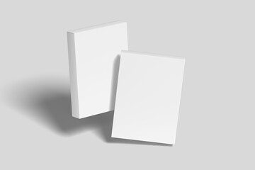 Realistic Software Box Packaging Illustration for Mockup. 3D Render.