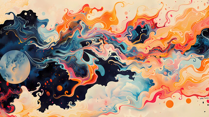 Abstract Cosmic Dance