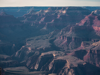 Sunset landscape in Grand Canyon National park, Arizona.