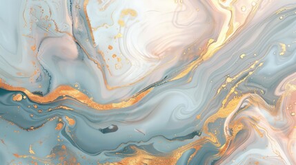 opal and gold abstract background texture. light delicate marble with natural luxurious swirls of...