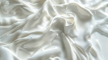 Elegant White Silk Fabric Texture
