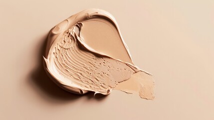 Swirl of Foundation Makeup