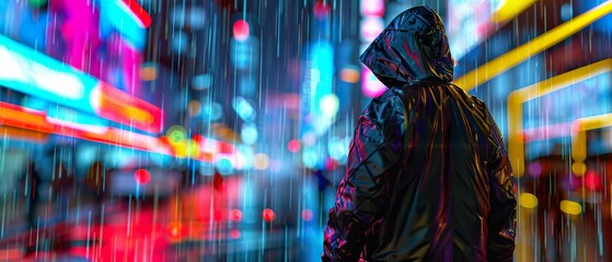 Obraz premium Urban Dweller Raincoat
