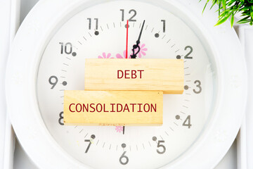 Debt consolidation. This is the process of obtaining a new loan to repay a number of existing...