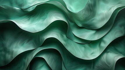 Abstract green wavy texture design. - Powered by Adobe
