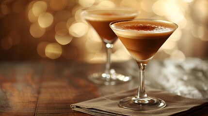 Vintage Vibes: Soft Coffee Martinis Evoke Nostalgia in Ambiance