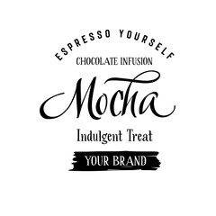 Mocha Coffee Label Design