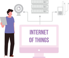 Devices are connected to the Internet.