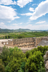 Fototapeta na wymiar Roman amphitheater of Aspendos, Belkiz - Antalya, Turkey