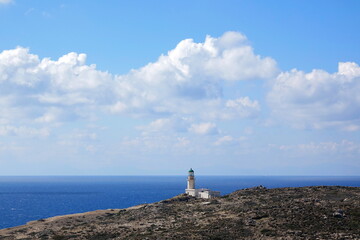 Leuchtturm auf Prasonisi bei Rhodos