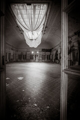 The abandoned grand hotel for sick people.