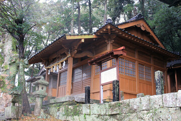 March 23, 2024: Tsushima Island Travel Hachimangu Shrine, Tsushima Island, Nagasaki Prefecture,...