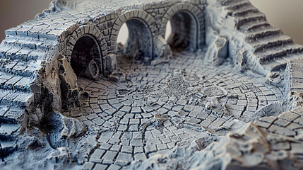 Cobblestone structures for constellation armatures - obrazy, fototapety, plakaty