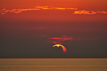 Sonnenuntergang am Meer