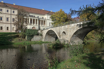 Schloss und Sternbruecke in Weimar