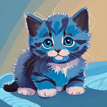 cute cat catoon 