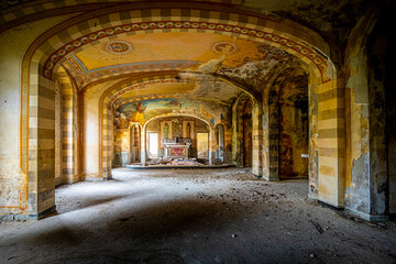 The abandoned monastery school.
