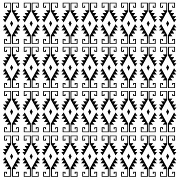 GEOMETRIC DESIGN ORNAMENTAL AZTECS PATTERN TEXTURE BACKGROUND VECTOR