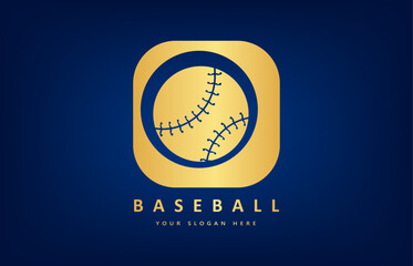 Baseball logo vector. Sport design