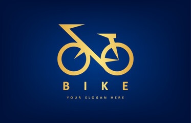 Bike logo vector. Transport illustration