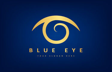 Eye logo vector. Abstract design