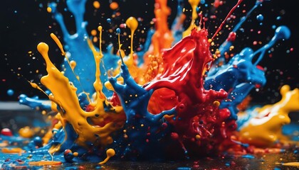 'Paint splash Abstract background'