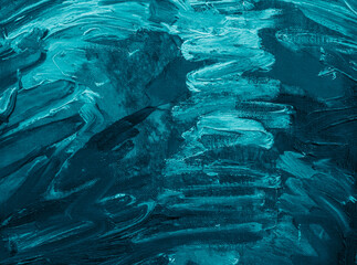 Vibrant palette abstract rough blue white art painting texture, with oil brushstroke,  paint on...