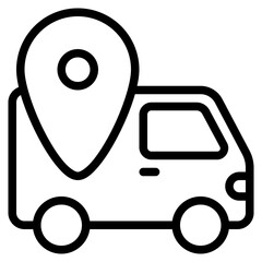 Free delivery icon with outline style. Suitable for website design, logo, app and UI. Based on the size of the icon in general, so it can be reduced.