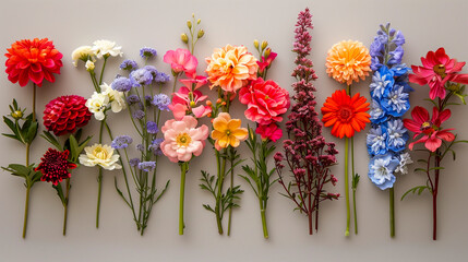 flowers on table