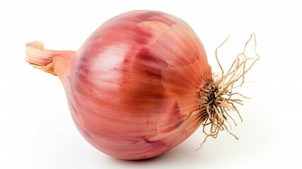 Vegetable onion isolated on white background. Tasty healthy full of vitamins Generative AI