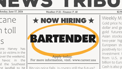 Bartender - job offer