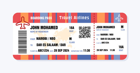 Ticket to Dar Es Salaam, Tanzania from Kenya