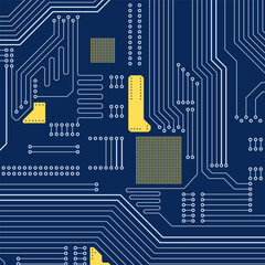 High tech circuit board background