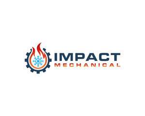 fire and water mechanical logo