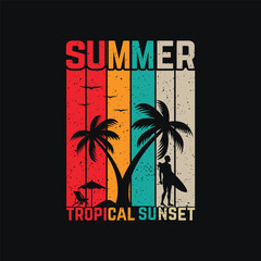 Summer T-Shirt Design, t-shirt design vector,Summer vibes