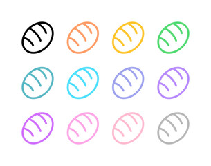 Editable bread, baguette, bun vector icon. Bakery, cooking, food. Part of a big icon set family. Perfect for web and app interfaces, presentations, infographics, etc