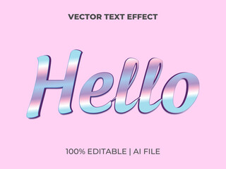 Unique editable art text effect. Text Effects