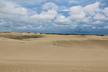 sand dunes and beach