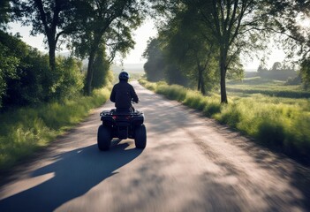 'view back bike road quad country riding four wheel drive adventure all bumper cross rt rty driver driving dust duty extreme 4 gear heavy motorsport mud nobody offroad pilot'