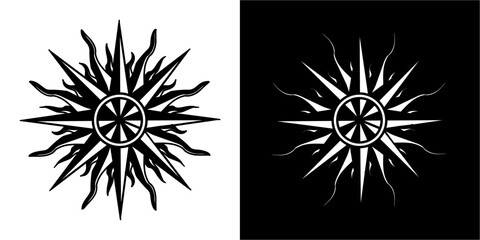 compass symbol logo