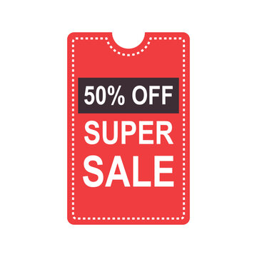 super sale 50% badge rectangle form best price best deal discount big offer cheap price set