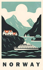 Norway poster design