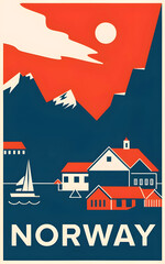 Norway poster design