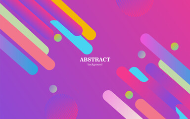 Colorful geometric background. Dynamic shape composition. pink color combination.Eps 10