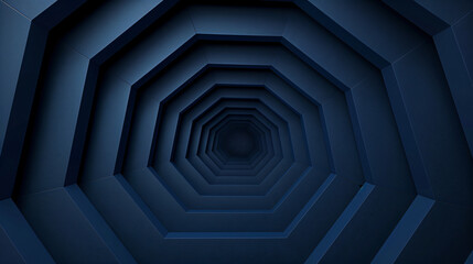 Hexagonal dark blue navy background texture placeholde