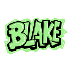 graffiti name typography art