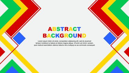 Abstract Background Design Template. Banner Wallpaper Vector Illustration. Colorful Rainbow Banner